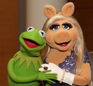 miss piggy en kermit